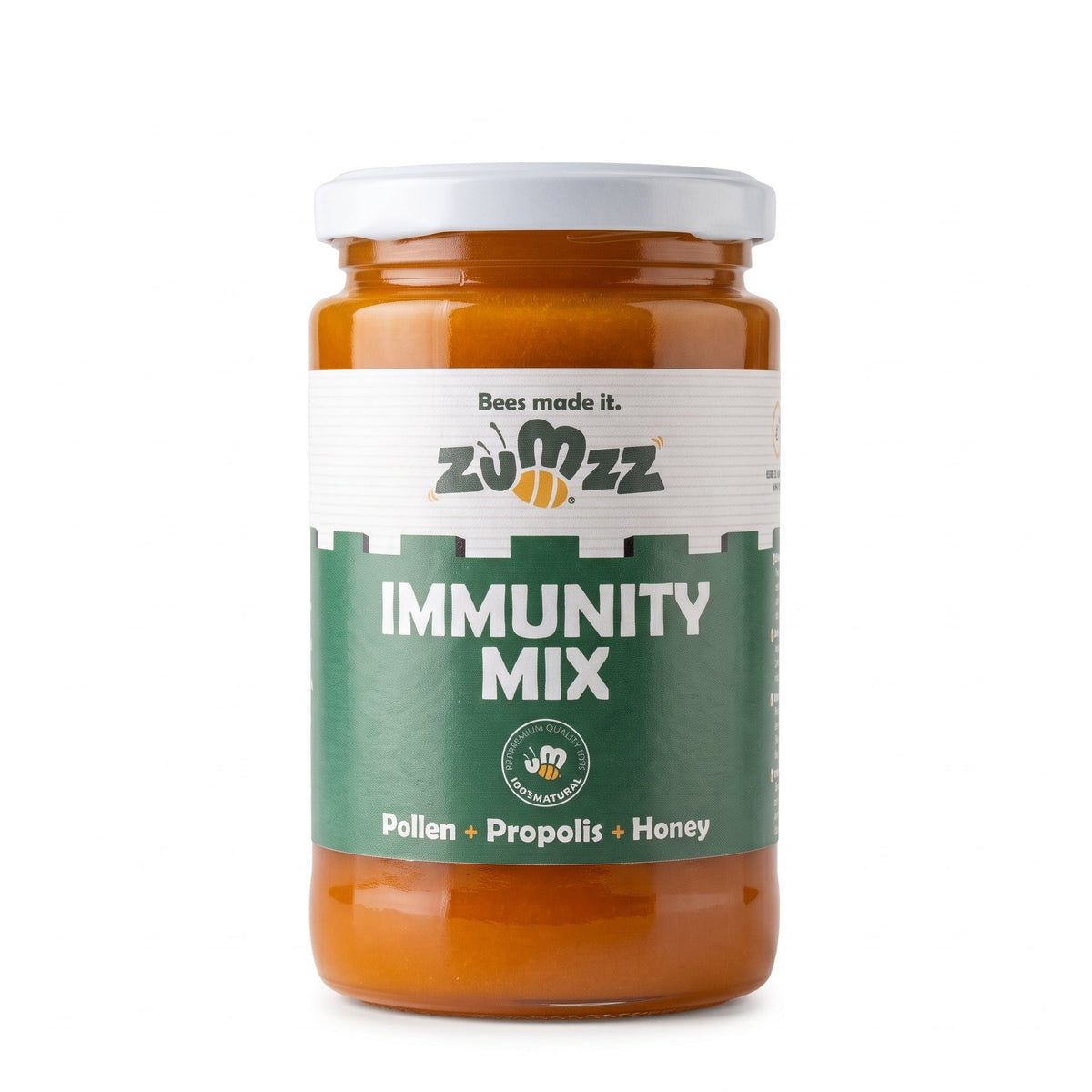 Zumzz Immunity Mix mješavina meda, propolisa i cvjetne peludi